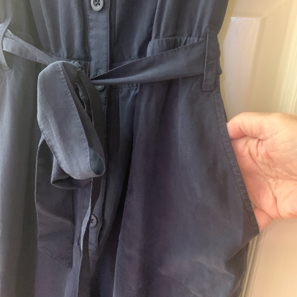 NWT Sundance Cloth & Stone Navy Blue Jumpsuit - Picture 5 of 14